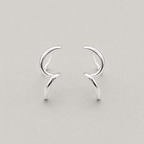 Wavy Spiral Stud Earrings