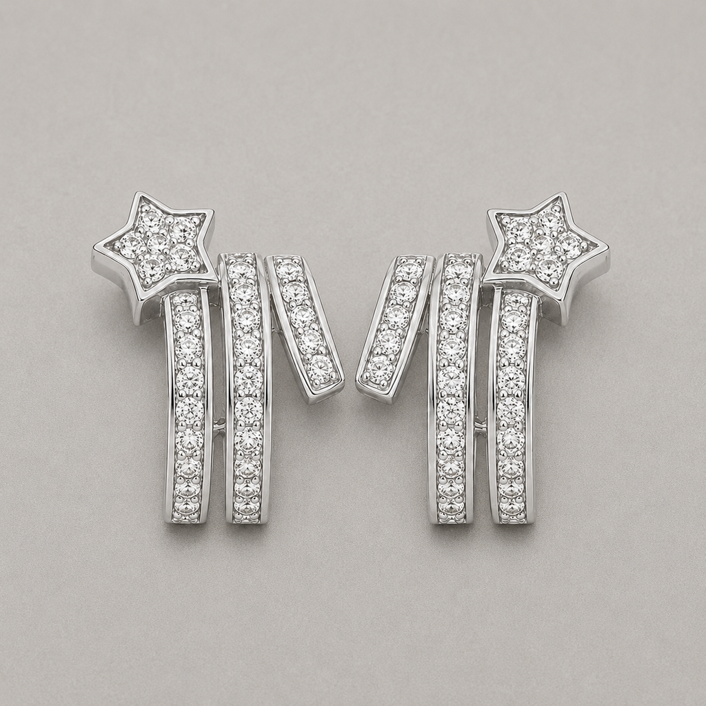 Shooting Star Stud Earrings