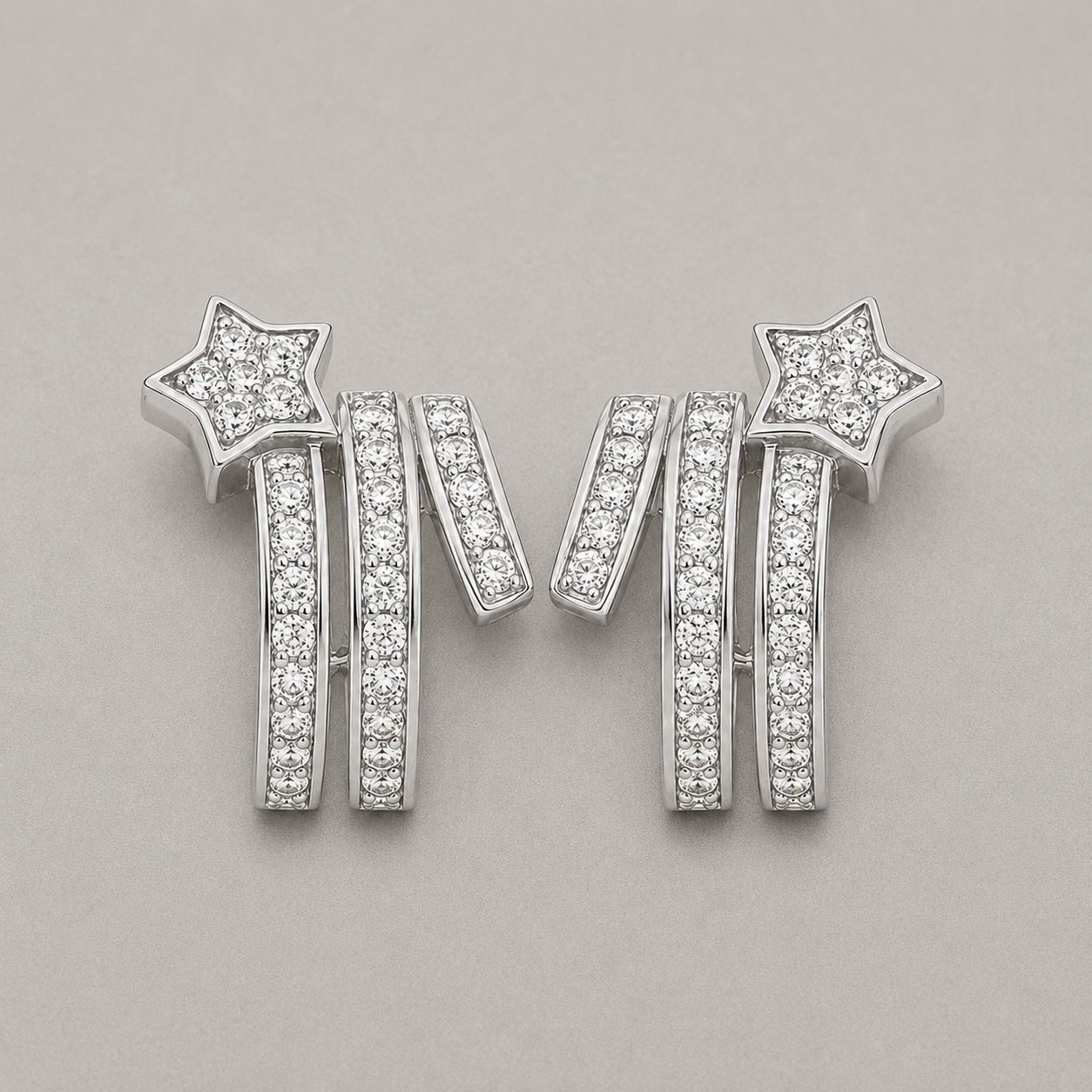 Shooting Star Stud Earrings