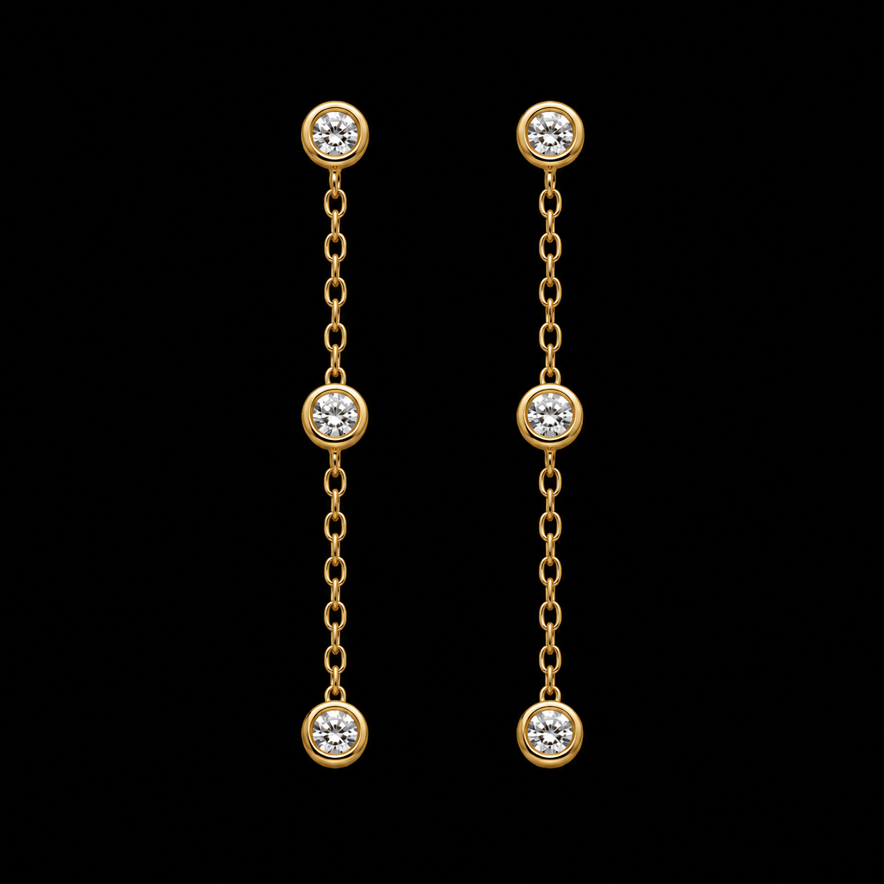 Dangle Chain Earrings