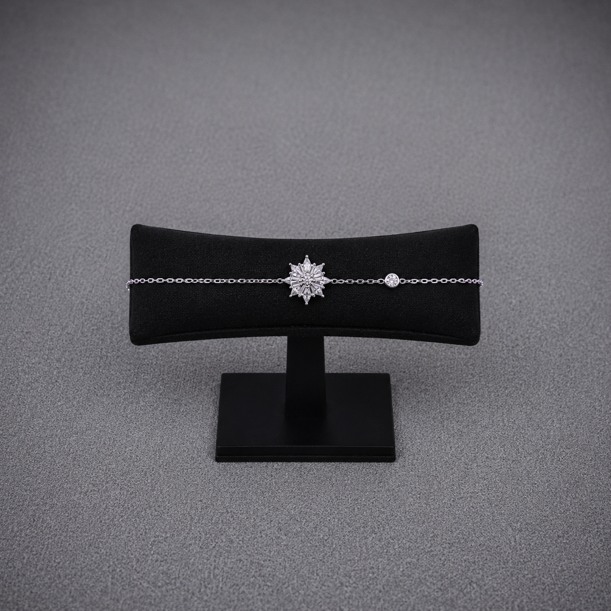 Snowflake Jewelry Set with Brilliant Sunburst