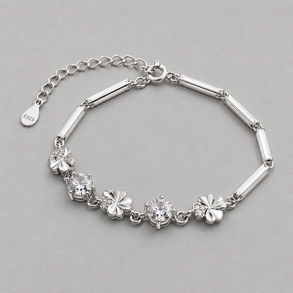 Clover Crystal Bracelet