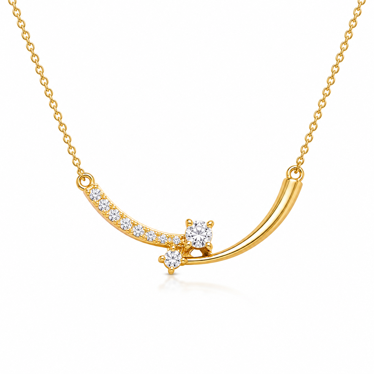 Shimmering Brilliant-Cut Star Pendant