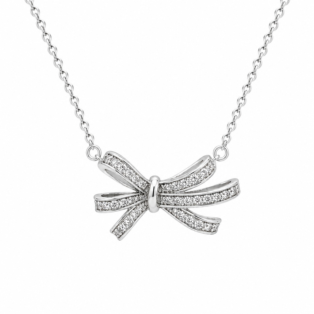 Gold-Plated Multi-Loop Bow Necklace