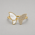 Modern Golden Shell Butterfly Ring