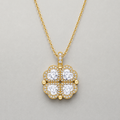 Reversible Clover Pendant Necklace