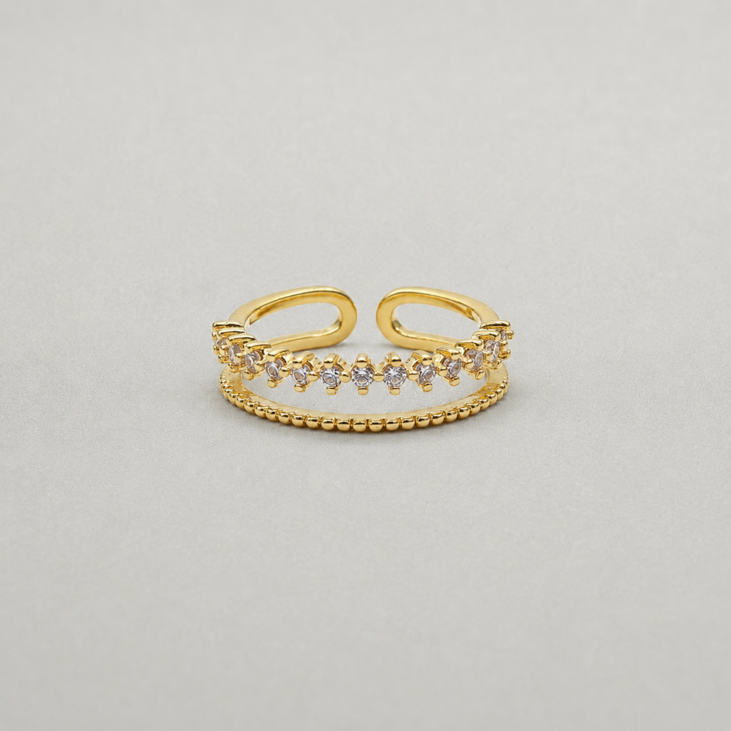 Adjustable Double-Layer Copper Ring