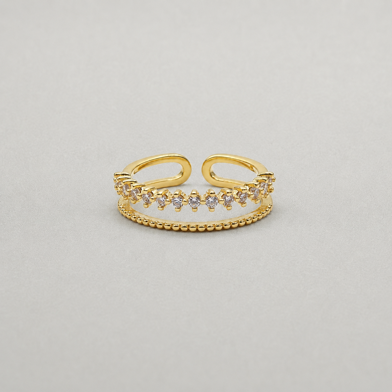 Adjustable Double-Layer Copper Ring