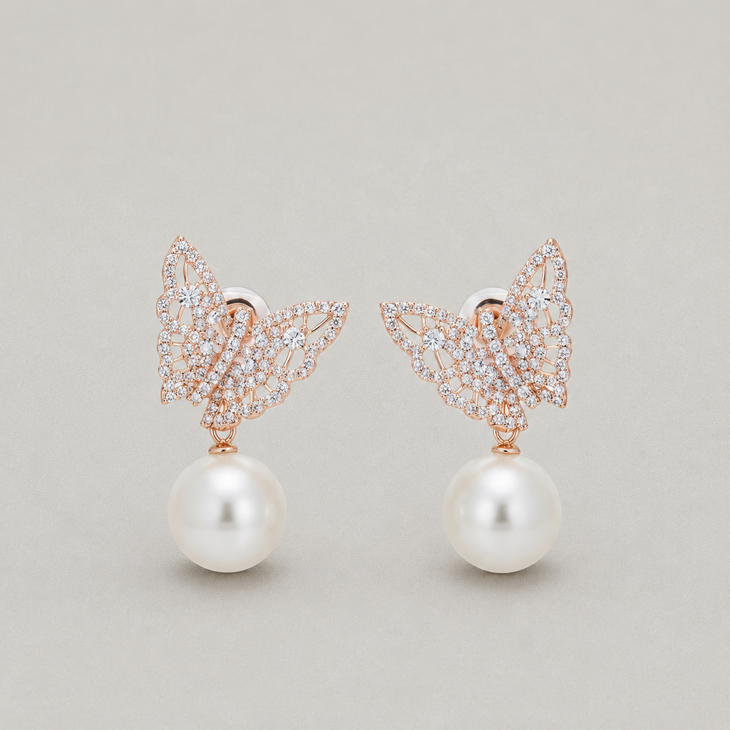 Butterfly Pearl Drops