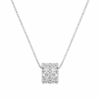 Radiant S925 Silver Cylinder Necklace