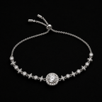Celestial Halo Tennis Bracelet