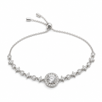 Celestial Halo Tennis Bracelet
