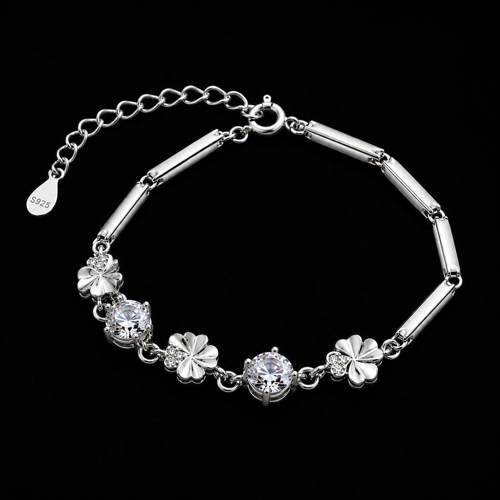 Clover Crystal Bracelet
