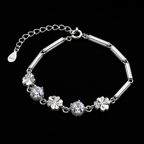 Clover Crystal Bracelet