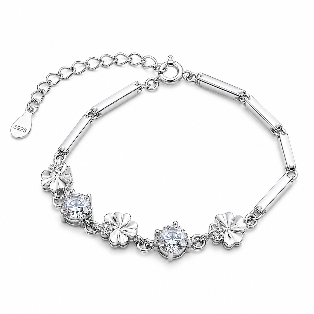 Clover Crystal Bracelet