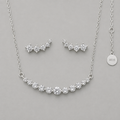 Gradient Crystal "Smile" Jewelry Set