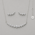 Gradient Crystal "Smile" Jewelry Set
