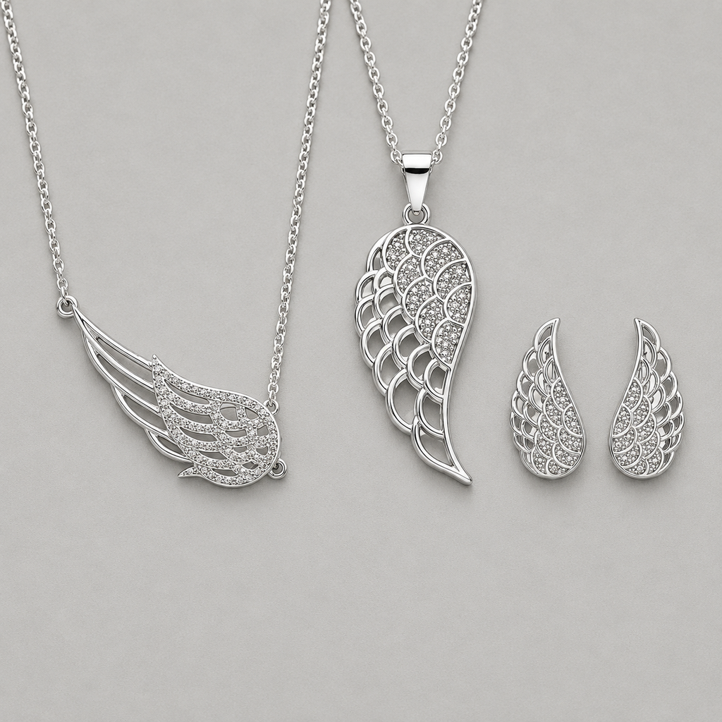 Angel Wing Jewelry Set