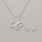 Radiant Butterfly Jewelry Set
