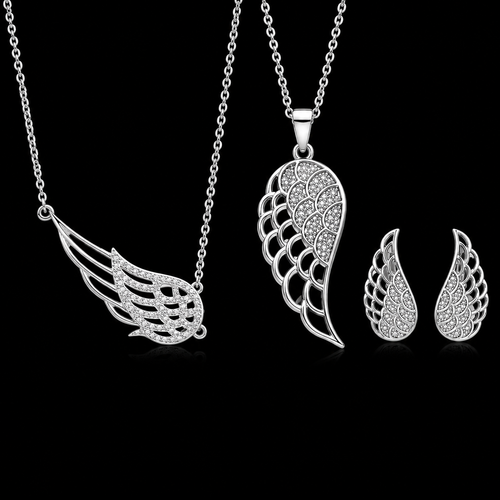 Angel Wing Jewelry Set