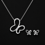 Radiant Butterfly Jewelry Set