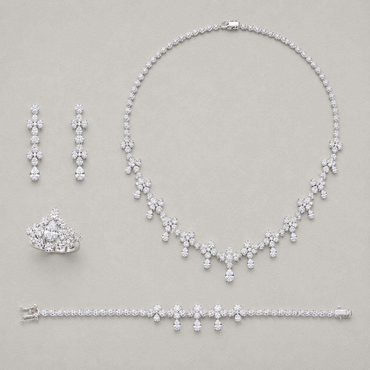Marquis and Pear-Cut Crystals Set