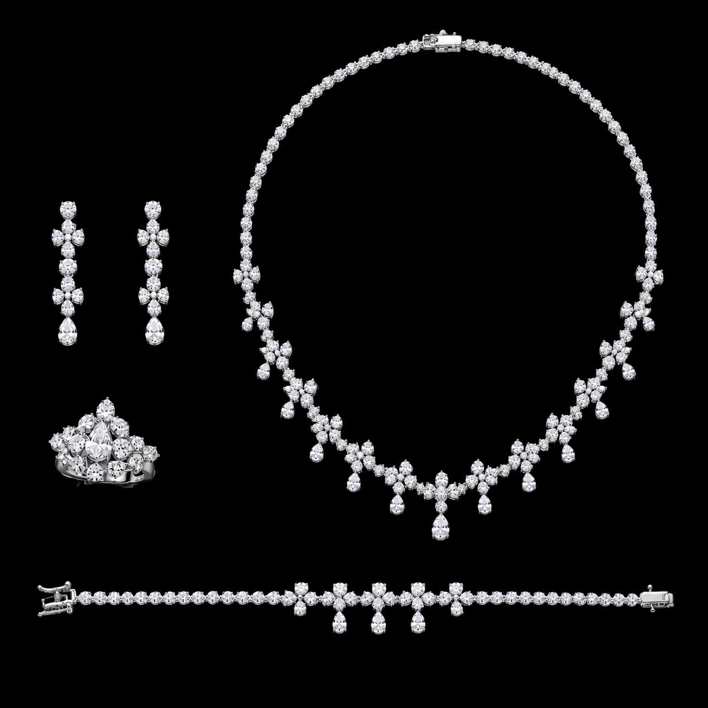 Marquis and Pear-Cut Crystals Set