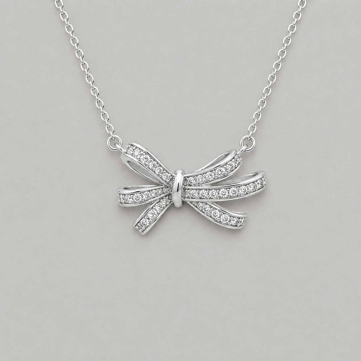 Gold-Plated Multi-Loop Bow Necklace