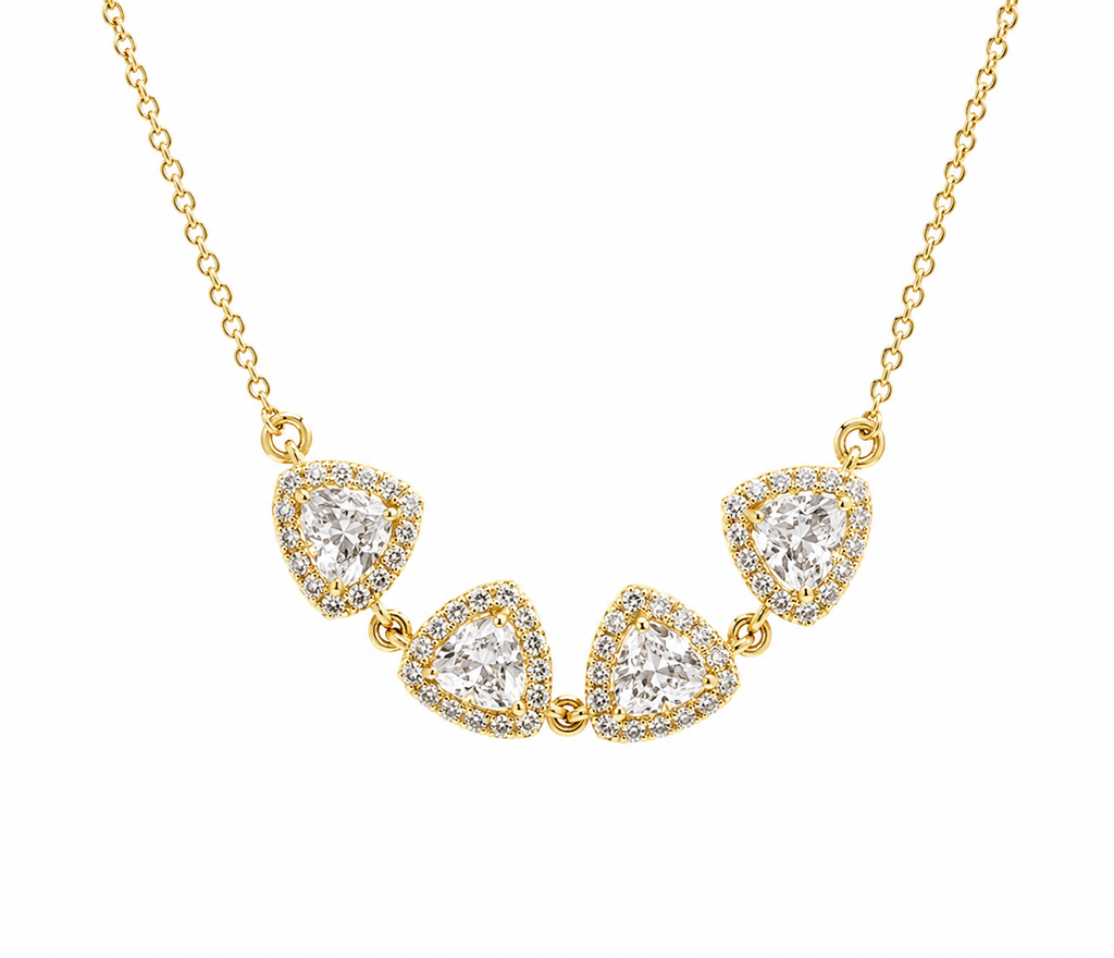 Reversible Clover Pendant Necklace