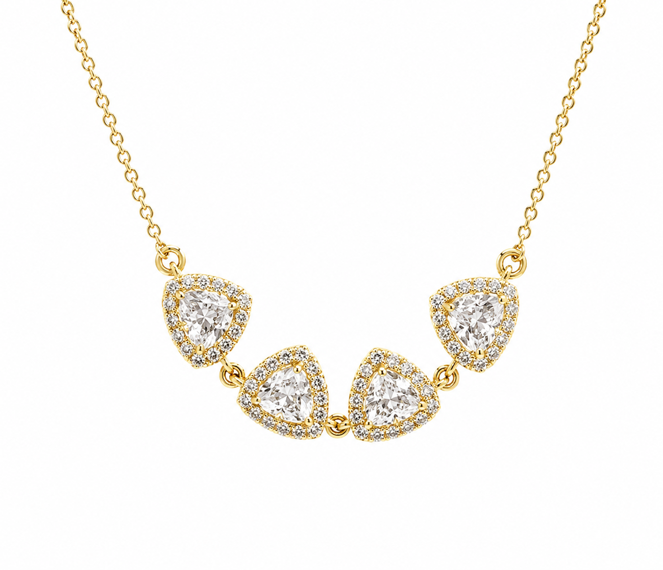 Reversible Clover Pendant Necklace