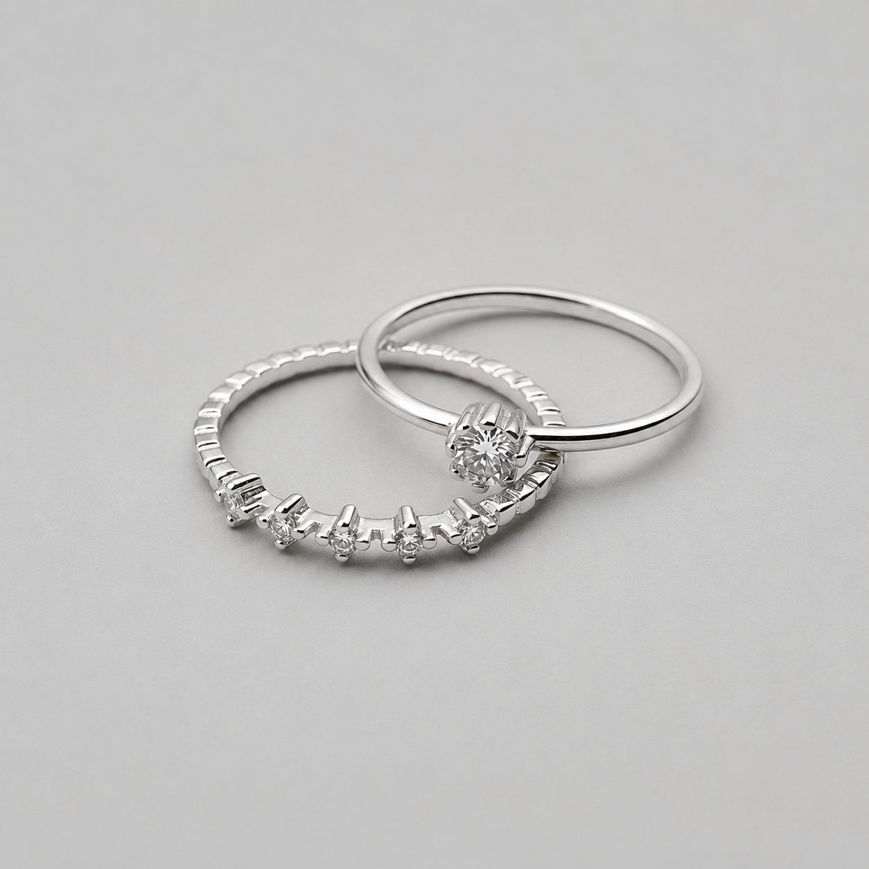 Sterling Silver Starburst Tiara Ring