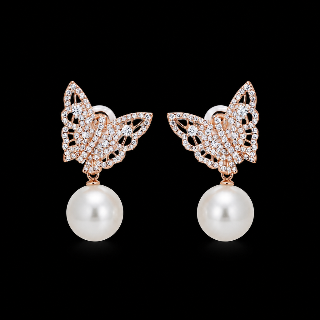 Butterfly Pearl Drops