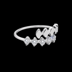 Silver Open Bypass Ring