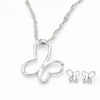 Radiant Butterfly Jewelry Set