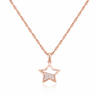 Pavé Celestial Star Necklace