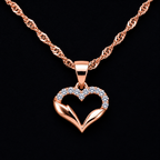 Shimmering Heart Necklace