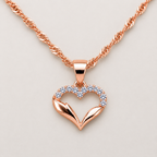 Shimmering Heart Necklace