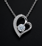 Necklace with Vivid Heart