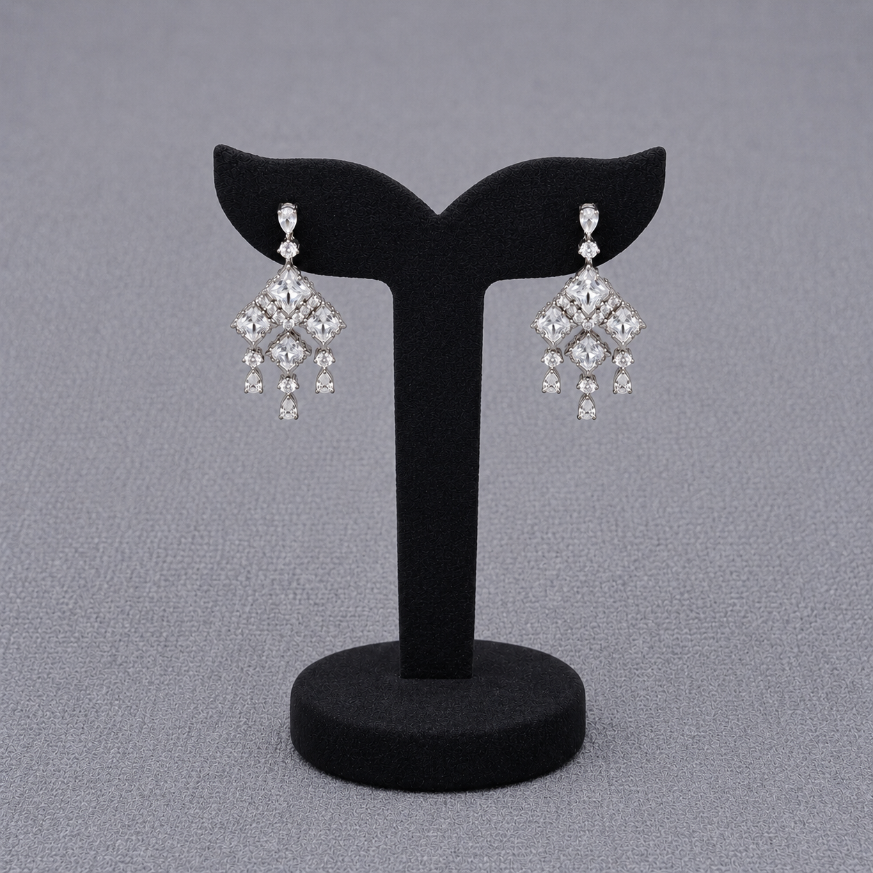 Radiant Square and Pear-Cut Crystals Set