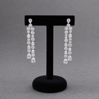 Cluster Pear Cut Jewelry Set