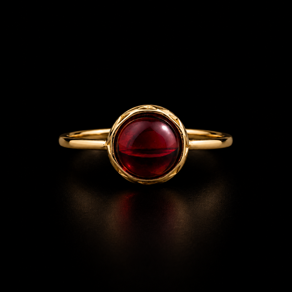 Red Garnet Ring