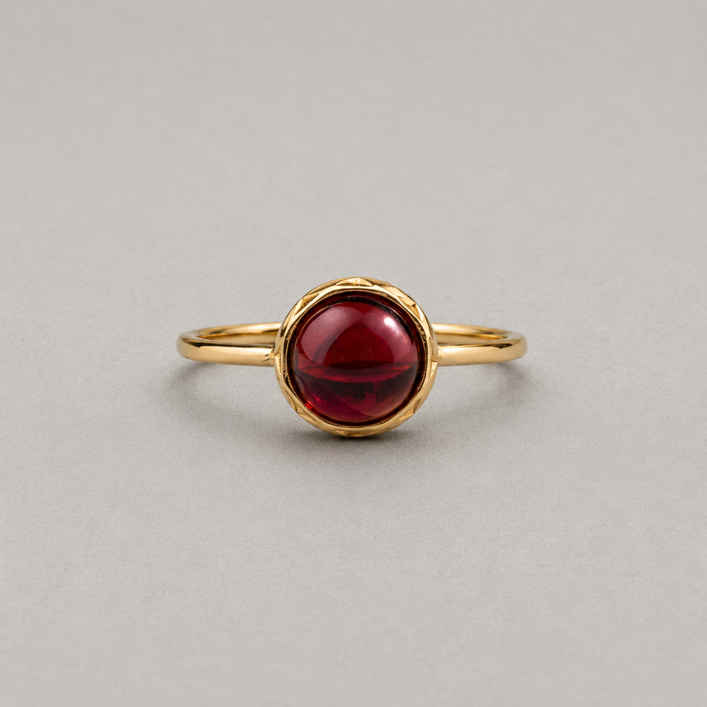 Red Garnet Ring