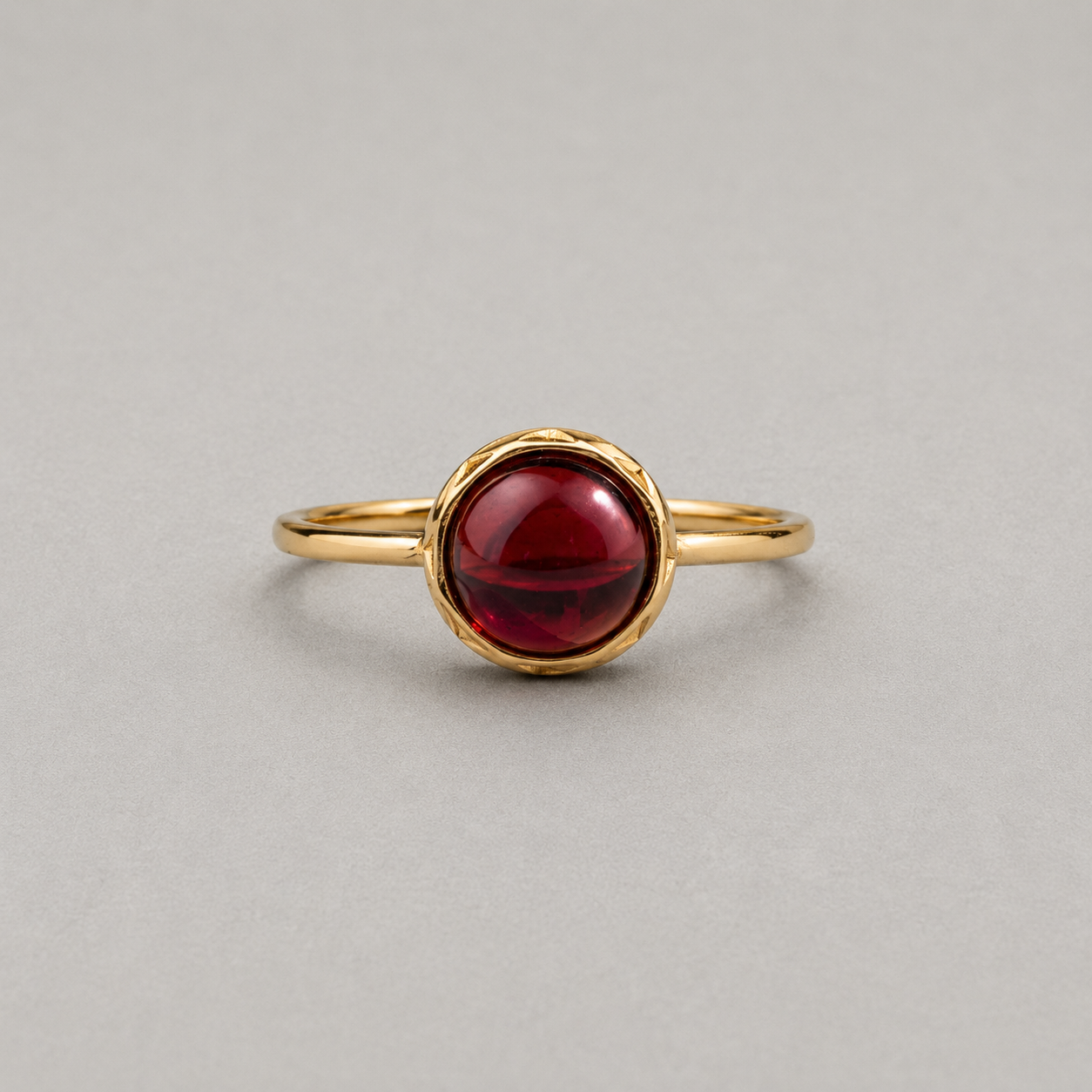 Red Garnet Ring