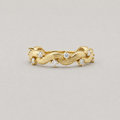 Shimmering Gold Vine Ring