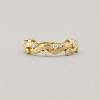 Shimmering Gold Vine Ring