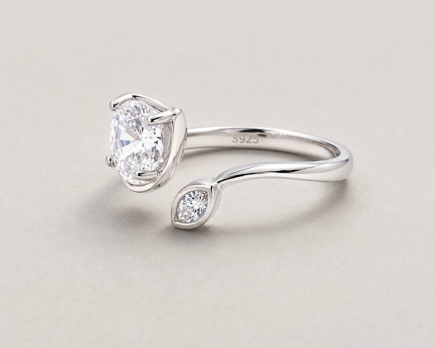 Enchanted Tulip Moonstone Ring