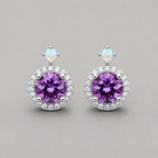 Elegant Alexandrite Studs