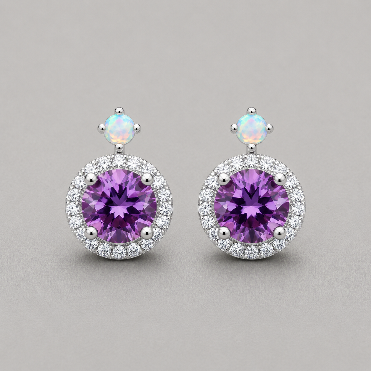 Elegant Alexandrite Studs