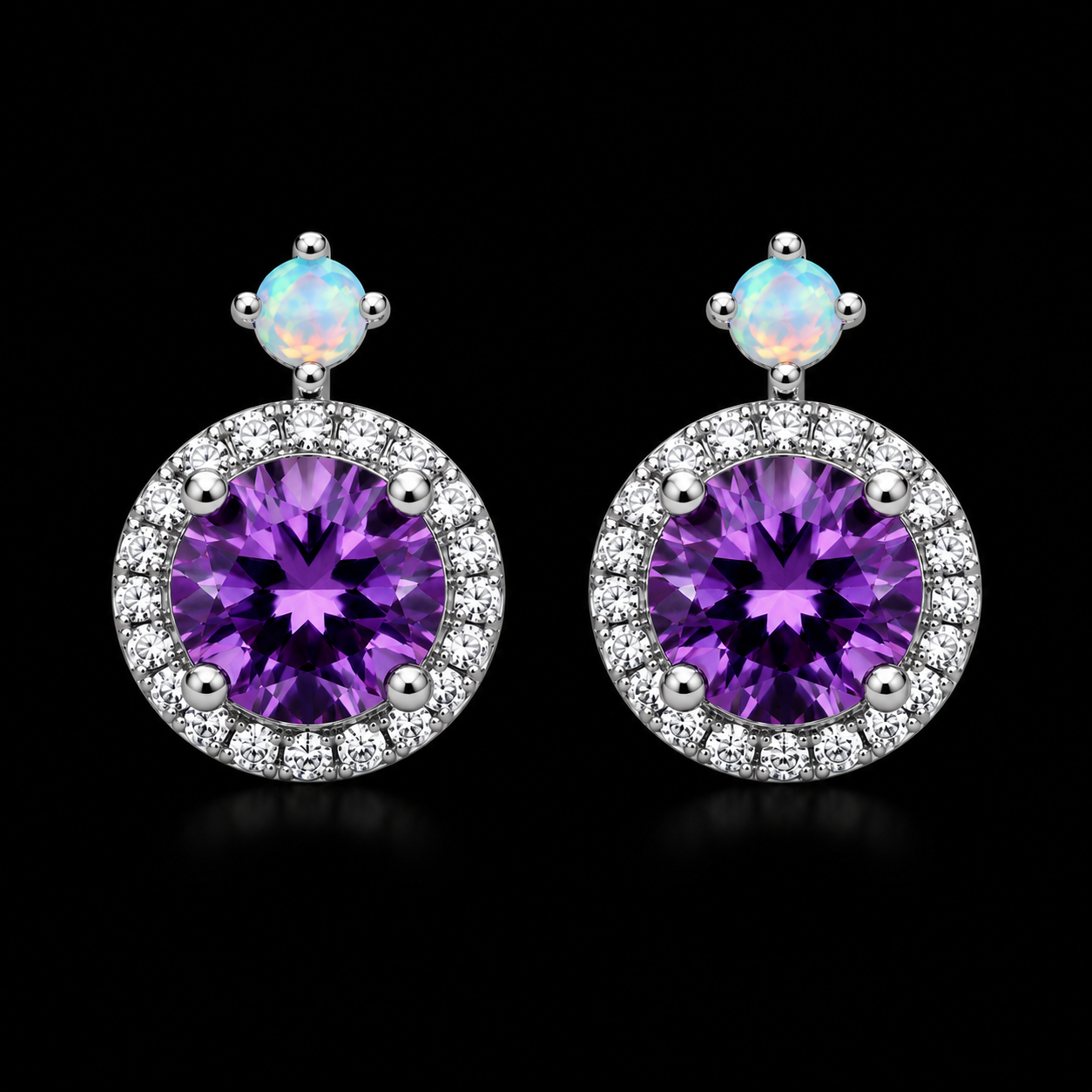 Elegant Alexandrite Studs