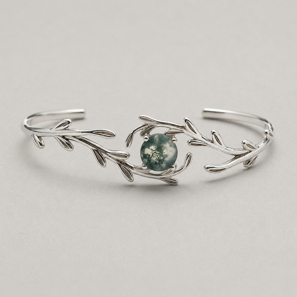 Leaf Branch Cuff Bracelet